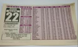 22 Mayıs 2006-Orijinal Takvim Yaprağı-Doğum Günü-Söz,Nişan,Nikâh,Düğün ve Önemli Günler Hediyesi-Bizim Anadolu Takvimleri-Ayet-Hadis(Cemil Meriç)(Bingöl Depremi;878 Ölü(1971))-Kerim,Sündüs-İ'tikaf