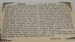 22 Mayıs 2006-Orijinal Takvim Yaprağı-Doğum Günü-Söz,Nişan,Nikâh,Düğün ve Önemli Günler Hediyesi-Bizim Anadolu Takvimleri-Ayet-Hadis(Cemil Meriç)(Bingöl Depremi;878 Ölü(1971))-Kerim,Sündüs-İ'tikaf
