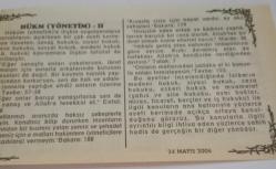 24 Mayıs 2006-Orijinal Takvim Yaprağı-Doğum Günü-Söz,Nişan,Nikâh,Düğün ve Önemli Günler Hediyesi-Bizim Anadolu Takvimleri-Ayet-Hadis(Zariyat:56)(Selçuklu Devleti'nin Kuruluşu(1040)-Lokman,Şükriye-Hükm(Yönetim)-II