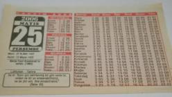 24 Mayıs 2006-Orijinal Takvim Yaprağı-Doğum Günü-Söz,Nişan,Nikâh,Düğün ve Önemli Günler Hediyesi-Bizim Anadolu Takvimleri-Ayet-Hadis(Sebe:30)(Necip Fazıl Kısakürek'in vefatı(1983))-Lütfullah,Tahire-Hastaların Namazı-İstiane Duası