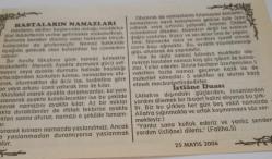 24 Mayıs 2006-Orijinal Takvim Yaprağı-Doğum Günü-Söz,Nişan,Nikâh,Düğün ve Önemli Günler Hediyesi-Bizim Anadolu Takvimleri-Ayet-Hadis(Sebe:30)(Necip Fazıl Kısakürek'in vefatı(1983))-Lütfullah,Tahire-Hastaların Namazı-İstiane Duası
