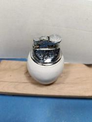 MSÇ1----PORSELEN KAİDELİ ESKİ GAZLI MASA ÇAKMAĞI -ÇALIŞMIYOR