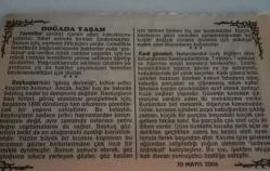30 Mayıs 2006-Orijinal Takvim Yaprağı-Doğum Günü-Söz,Nişan,Nikâh,Düğün ve Önemli Günler Hediyesi-Bizim Anadolu Takvimleri-Ayet-Hadis(Hadis-i Şerif)(I.Balkan Savaşı sonu Londra Antlaşması(1913))-Melih,Ulviye-Doğada Yaşam