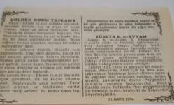 31 Mayıs 2006-Orijinal Takvim Yaprağı-Doğum Günü-Söz,Nişan,Nikâh,Düğün ve Önemli Günler Hediyesi-Bizim Anadolu Takvimleri-Ayet-Hadis(Tevbe:39)(Muş Varto Depremi(1966))-Mesud,Ümame-Çölden Odun Toplama-Zübeyr B. el-Avvam