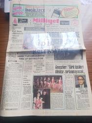 Milliyet Gazetesi - Turkish Newspaper - 21 Kasım 1982 - YÖK üzerine yazan Mehmet Barlas Başmakale - rotasyona giden doçent Hüsamettin Akçay eşyalarını ilanla satışa çıkardı Fotoğrafı - profesör Onur Kumbaracıbaşı İhsan Doğramacıyı istifaya çağırdı - profesör Nurettin Sözen 1500 metrelik rotasyon olmaz dedi - Cumhurbaşkanı Kenan Evren şimdi kardeşlik dönemi başlamıştır geçmişe sünger çekti dedi  - Cumhurbaşkanı Kenan Evren Federal Almanya Dışişleri Bakanı Hans Dietrich Genscher'i dün sabah Çankaya köşkü'nde kabul etti fotoğraf - Genscher Türk işçileri dönüşe zorlanmayacak dedi - Ferruh Bozbeyli yeni partiler eski partilerin eğilimini yansıyacak - Orgeneral Necdet Üruğ'un sıfatı cumhurbaşkanlığı genel sekreteri olarak değiştirildi - Hey  dergisinin yarışmasında yılın genç kızı Mihrah Uysal seçildi fotoğraf - Zerrin Özer Fotoğrafı - kaçırılan Deniz Aktopuk İzmir'de aranıyor - Devekuşu'na mektuplar yazan Haldun Taner - Galatasaray Samsunspor maçı - Adanademirspor Fenerbahçe maçı