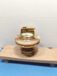 MSÇ7---MERMER KAİDELİ ESKİ GAZLI MANYETOLU MASA ÇAKMAĞI -ÇALIŞMIYOR