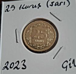 683// 25 Kuruş Sarı 2023 Çil