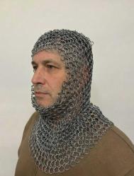 Hakiki Çelik Zincir Zırh Başlık