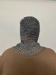 Hakiki Çelik Zincir Zırh Başlık