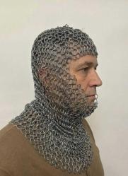 Hakiki Çelik Zincir Zırh Başlık