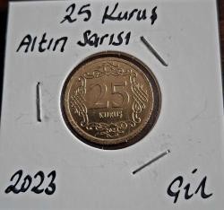 685// 25 Kuruş Sarı 2023 Çil