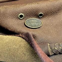 GERÇEK Maceracıların Şapkası;  Cape Union Mart-Stevenson Survivor Hamilton Vintage Deri Şapka