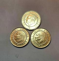 699// 10 Kuruş (2017,18,19) 3'lü set Çil