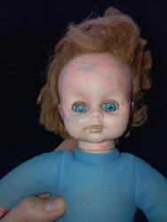 FATOŞ OYUNCAK ESKİ BEBEK 30 CM YIPRANMIS