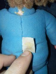 FATOŞ OYUNCAK ESKİ BEBEK 30 CM YIPRANMIS