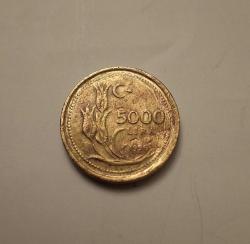 703// 5000 tl. Kalın 1996