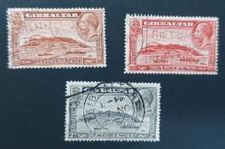 İngiliz Yönetimindeki Cebelelitarık-Kral V . GEORGE 1931- .damgalı