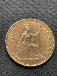United Kingdom ONE PENNY 1967