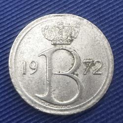 Belçika 25 Centimes 1972