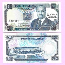 LOT.15 » Kenya 20 Shillings 1991 p25d UNC  (TK 19 129) ÇİL