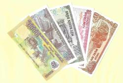 Vietnam Viet Nam Set 5 PCS, 200 500 1000 2000 10000 Dong, RANDOM YEAR UNC (TK 19 157) ÇİL