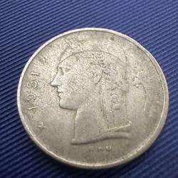 Belçika 1 Frank 1951