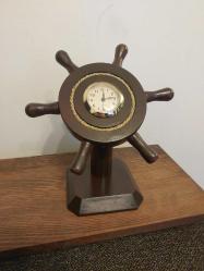Ahşap Dümen Masa Saati