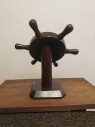 Ahşap Dümen Masa Saati