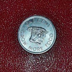 SEYŞELLER   1972   1  CENT  HATIRA FAO  SERTİFİKALI ÇİL