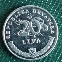 HIRVATİSTAN  2015  20 LIPA