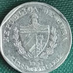 KÜBA  1998   5  CENT
