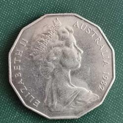 AVUSTRALYA  1982  50 CENT   HATIRA XII İngiliz Milletler Topluluğu Oyunları