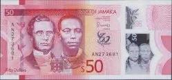 JAMAİKA 50 DOLAR 2022 hatıra.çil