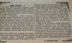 23 Haziran 2006-Orijinal Takvim Yaprağı-Doğum Günü-Söz,Nişan,Nikâh,Düğün ve Önemli Günler Hediyesi-Bizim Anadolu Takvimleri-Ayet-Hadis((Mü'minun: 96))(Turgut Reis'in Vefatı.(1565))-Yakub - Adile-Bir Öykü-I