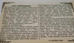 27 Haziran 2006-Orijinal Takvim Yaprağı-Doğum Günü-Söz,Nişan,Nikâh,Düğün ve Önemli Günler Hediyesi-Bizim Anadolu Takvimleri-Ayet-Hadis(Yasin: 31)-(Türkiye, BM anlaşması imzalandı. (1945))-Abdulbaki - Aliye-Kaz Göndersem