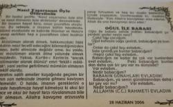 28 Haziran 2006-Orijinal Takvim Yaprağı-Doğum Günü-Söz,Nişan,Nikâh,Düğün ve Önemli Günler Hediyesi-Bizim Anadolu Takvimleri-Ayet-Hadis(Hadis-i Şerif)-(Versay anlaşması imzalandı.(1919))-Abdulcebbar - Amine-Nasıl Yaşarsanız Öyle Ölürsünüz-Oğul ile Babası