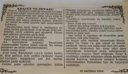 30 Haziran 2006-Orijinal Takvim Yaprağı-Doğum Günü-Söz,Nişan,Nikâh,Düğün ve Önemli Günler Hediyesi-Bizim Anadolu Takvimleri-Ayet-Hz.All (r.a.)-(Tekke ve zaviyeler kapatıldı. (1925))-Abdulbasir - Arife-Adalet ve Tevazu