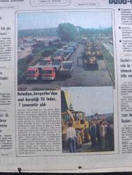 Milliyet Gazetesi - Turkish Newspaper - 29 Temmuz 1980 - Süleyman Demirel karikatürü çizen Bedri Koraman - 2'si sağ eylemci 5 hükümlü Sivas cezaevinden kaçtı - Suluova'da 4 terörist baba oğulu öldürdü - Bülent Ecevit hükümetin terörü hızlandıran bir bölümü ile ilişki kesmeye niyeti yok - Muhsin Batur - Turan Güneş - İran'da tutuklanan gazeteci Hami Sami Coşar serbest bırakıldı - AP Bitlis milletvekili Abidin İnan Gaydalı Bitlis Hizan yolu bu sezon bitmezse Adalet Partisinden istifa ederim dedi - İzmir belediye başkanı İhsan Alyanak taburcu oldu - İstanbul belediyesi sovyetlerden mal karşılığı 25 Loder 7 jeneratör aldı fotoğraf - bedelli askerlik yapacaklar 2 ay eğitim için Burdur'a gidecek - iyi oluyor yazan Refik Erduran - dayanışma yazan Mümtaz Soysal - enerji ve tabii kaynaklar bakanı Esat Kıratlıoğlu Bu yıl yakacak sıkıntısı söz konusu değil - SDP Genel Başkanı Cenan Bıçakçı MHP Adalet Partisini teslim aldı dedi - hisse senedi tahvil ve bankerler - SEKA ucuz ambalaj kağıdı sağlıyor