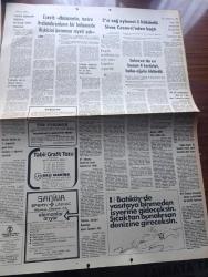 Milliyet Gazetesi - Turkish Newspaper - 29 Temmuz 1980 - Süleyman Demirel karikatürü çizen Bedri Koraman - 2'si sağ eylemci 5 hükümlü Sivas cezaevinden kaçtı - Suluova'da 4 terörist baba oğulu öldürdü - Bülent Ecevit hükümetin terörü hızlandıran bir bölümü ile ilişki kesmeye niyeti yok - Muhsin Batur - Turan Güneş - İran'da tutuklanan gazeteci Hami Sami Coşar serbest bırakıldı - AP Bitlis milletvekili Abidin İnan Gaydalı Bitlis Hizan yolu bu sezon bitmezse Adalet Partisinden istifa ederim dedi - İzmir belediye başkanı İhsan Alyanak taburcu oldu - İstanbul belediyesi sovyetlerden mal karşılığı 25 Loder 7 jeneratör aldı fotoğraf - bedelli askerlik yapacaklar 2 ay eğitim için Burdur'a gidecek - iyi oluyor yazan Refik Erduran - dayanışma yazan Mümtaz Soysal - enerji ve tabii kaynaklar bakanı Esat Kıratlıoğlu Bu yıl yakacak sıkıntısı söz konusu değil - SDP Genel Başkanı Cenan Bıçakçı MHP Adalet Partisini teslim aldı dedi - hisse senedi tahvil ve bankerler - SEKA ucuz ambalaj kağıdı sağlıyor