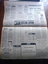 Milliyet Gazetesi - Turkish Newspaper - 29 Temmuz 1980 - Süleyman Demirel karikatürü çizen Bedri Koraman - 2'si sağ eylemci 5 hükümlü Sivas cezaevinden kaçtı - Suluova'da 4 terörist baba oğulu öldürdü - Bülent Ecevit hükümetin terörü hızlandıran bir bölümü ile ilişki kesmeye niyeti yok - Muhsin Batur - Turan Güneş - İran'da tutuklanan gazeteci Hami Sami Coşar serbest bırakıldı - AP Bitlis milletvekili Abidin İnan Gaydalı Bitlis Hizan yolu bu sezon bitmezse Adalet Partisinden istifa ederim dedi - İzmir belediye başkanı İhsan Alyanak taburcu oldu - İstanbul belediyesi sovyetlerden mal karşılığı 25 Loder 7 jeneratör aldı fotoğraf - bedelli askerlik yapacaklar 2 ay eğitim için Burdur'a gidecek - iyi oluyor yazan Refik Erduran - dayanışma yazan Mümtaz Soysal - enerji ve tabii kaynaklar bakanı Esat Kıratlıoğlu Bu yıl yakacak sıkıntısı söz konusu değil - SDP Genel Başkanı Cenan Bıçakçı MHP Adalet Partisini teslim aldı dedi - hisse senedi tahvil ve bankerler - SEKA ucuz ambalaj kağıdı sağlıyor