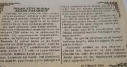 30 Temmuz 2006-Orijinal Takvim Yaprağı-Doğum Günü-Söz,Nişan,Nikâh,Düğün ve Önemli Günler Hediyesi-Bizim Anadolu Takvimleri-Ayet(Malde: 56)-(8 yıllık kesintisiz eğitim kabul edildi. (1997))-Osman - Esma-İnsan Vücudunda Azamı Tasarruf