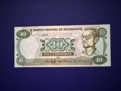 Nikaragua 10 Cordobas 1985. Çil
