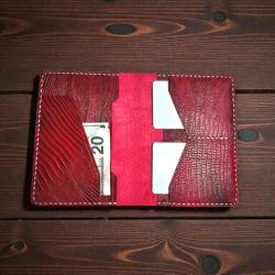 %100 El Yapımı PRAG Hakiki Deri Pasaport Cüzdanı Organizer