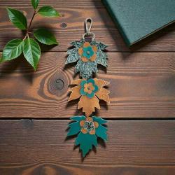 El Yapımı Deri Çanta Süsü 8