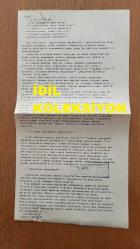 TÜRKİYE CUMHURİYETİ ESKİ DIŞİŞLERİ BAKANI VAHİT HALEFOĞLU'NUN ORİJİNAL AJANS-BASIN FOTOĞRAFI ve GÖRSELLE ALAKALI HABER METİNLERİ SETİ - FOTOĞRAF 18 x 12 cm EBADINDA - 2 ADET HABER METNİ SAYFALARININ BİRİ 69 cm DİĞERİ İSE 41 cm UZUNLUĞUNDADIR - 30 EYLÜL 1987 - VAHİT HALEFOĞLU, BİRLEŞMİŞ MİLLETLER GENEL SEKRETERİ GENERAL JAVIER PEREZ DE CUELLAR İLE AYNI KAREDE... NEW YORK'TAN SELİM ATALAY BİLDİRİYOR. TÜRKİYE ile YUNANİSTAN ARASINDAKİ KIBRIS SORUNU!.. YUNANİSTAN DIŞİŞLERİ BAKANI PAPULİAS, BİRLEŞMİŞ MİLLETLER GENEL KURULU'NDA. ABD'NİN KIBRIS KONUSUNDAKİ TAVRI!.. ROSANNE RIDGWAY, RAUF DENKTAŞ... ABD'NİN TÜRKİYE ve YUNANİSTAN'LA İLİŞKİLERİ. YUNANİSTAN'LA MÜZAKERELER BAŞLIYOR. GÖZLEMCİLER NE DİYOR? 29 MART BELGESİNDEN NEDEN BAHİS YOK? REAGAN'IN KONGREYE GÖNDERDİĞİ KIBRIS RAPORU. VAHİT HALEFOĞLU'NUN ABD DIŞİŞLERİ BAKANI GEORGE SHULTZ'LA NEW YORK'TA YAPTIĞI GÖRÜŞME