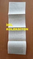 TÜRKİYE CUMHURİYETİ ESKİ DIŞİŞLERİ BAKANI VAHİT HALEFOĞLU'NUN ORİJİNAL AJANS-BASIN FOTOĞRAFI ve GÖRSELLE ALAKALI HABER METİNLERİ SETİ - FOTOĞRAF 18 x 12 cm EBADINDA - 2 ADET HABER METNİ SAYFALARININ BİRİ 69 cm DİĞERİ İSE 41 cm UZUNLUĞUNDADIR - 30 EYLÜL 1987 - VAHİT HALEFOĞLU, BİRLEŞMİŞ MİLLETLER GENEL SEKRETERİ GENERAL JAVIER PEREZ DE CUELLAR İLE AYNI KAREDE... NEW YORK'TAN SELİM ATALAY BİLDİRİYOR. TÜRKİYE ile YUNANİSTAN ARASINDAKİ KIBRIS SORUNU!.. YUNANİSTAN DIŞİŞLERİ BAKANI PAPULİAS, BİRLEŞMİŞ MİLLETLER GENEL KURULU'NDA. ABD'NİN KIBRIS KONUSUNDAKİ TAVRI!.. ROSANNE RIDGWAY, RAUF DENKTAŞ... ABD'NİN TÜRKİYE ve YUNANİSTAN'LA İLİŞKİLERİ. YUNANİSTAN'LA MÜZAKERELER BAŞLIYOR. GÖZLEMCİLER NE DİYOR? 29 MART BELGESİNDEN NEDEN BAHİS YOK? REAGAN'IN KONGREYE GÖNDERDİĞİ KIBRIS RAPORU. VAHİT HALEFOĞLU'NUN ABD DIŞİŞLERİ BAKANI GEORGE SHULTZ'LA NEW YORK'TA YAPTIĞI GÖRÜŞME