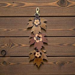 El Yapımı Deri Çanta Süsü 6