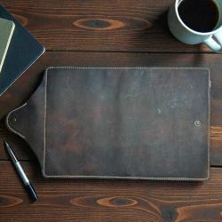 %100 El Yapımı Hakiki Deri A5 Defter/Ajanda Kılıfı Organizer