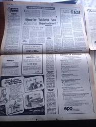 Milliyet Gazetesi - Turkish Newspaper - 22 Temmuz 1980 - Süleyman Demirel ve Bülent Ecevit karikatür çizen Bedri Koraman - Bülent Ecevit onarım hükümeti bir an önce kurulmalıdır - Süleyman Demirel anarşiye karşı liderleri işbirliğine çağırdı -  Nihat Erim'in cenazesi devlet töreni ile bugün kaldırılıyor - Çanakkale milletvekili Ahmet Nihat Akay Adalet Partisinden istifa etti - İçişleri Bakanı Mustafa Gülcügil Vali ve emniyet müdüründen bilgi aldı - Turgut Özal durmadan hesap yaptı fotoğraf - OECD ile borç erteleme görüşmeleri bugün başlıyor - Trabzon'da kurşunlanarak öldürülmüş TÖB DER bir öğretmenin cesedi bulundu - Aksaray geçidi hazır ama iş dükkancılara kaldı fotoğraf - Humeyni İran'ın dışı açılan tüm kapılarını kapatmasını istedi - el kırma edebiyatı yazan Mümtaz Soysal - MSP Genel Başkan yardımcısı Fehmi Cumalıoğlu MSP'nin kuracağı hükümeti AP Ve CHP dıştan desteklemeli - yeni bir erteleme şekli yazan Emin Çölaşan - hisse senedi tahvil ve bankerler