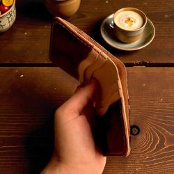 LUANDA Hand Crafted %100 El Yapımı Uzun Deri Cüzdan